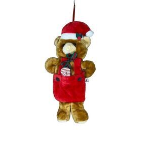 ‎Vintage Santa’s Best plush Bear Stocking